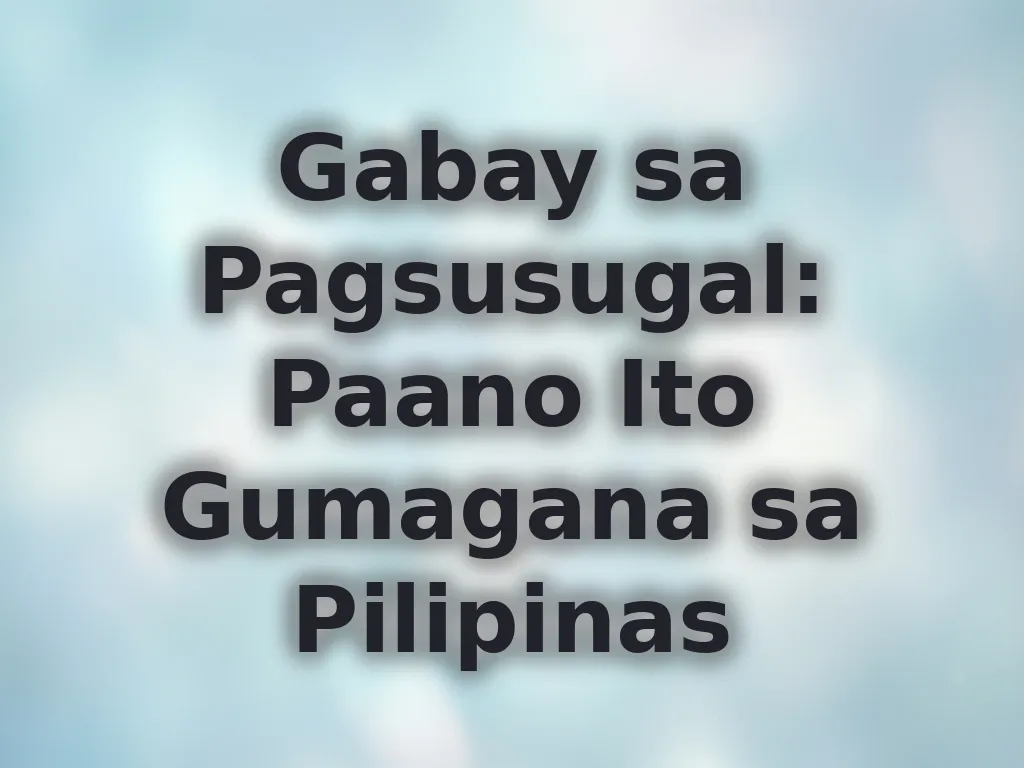 Gabay sa online betting sa Pilipinas